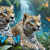 Puzzle Os dois leopardos