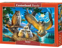 Puzzle Owl Family