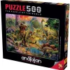 Puzzle Paisagem de dinossauros
