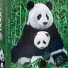 Puzzle Panda e filhote