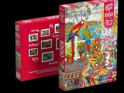 Puzzle Papagaios na varanda