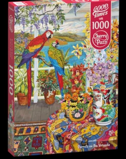 Puzzle Papagaios na varanda