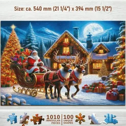 Puzzle Papai Noel está chegando