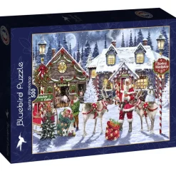 Puzzle Papai Noel está trabalhando