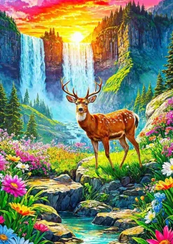 Puzzle Paraíso dos veados