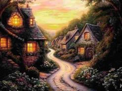 Puzzle Paz na aldeia