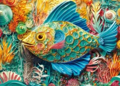 Puzzle Peixe Quilled