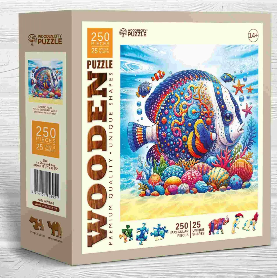 Puzzle Peixes exóticos