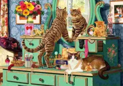 Puzzle Penteadeira para gatos