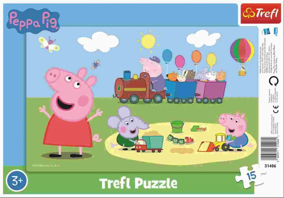 Puzzle Peppa Pig: Comboio Feliz