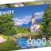 Puzzle Pequena igreja em Ramsau, Alemanha