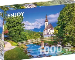 Puzzle Pequena igreja em Ramsau, Alemanha