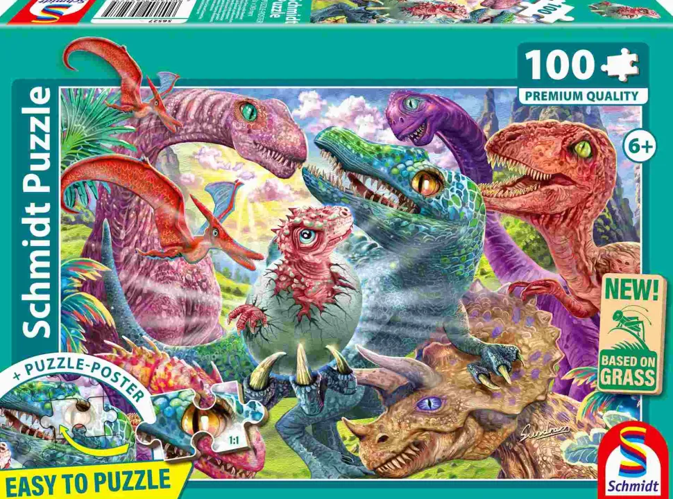 Puzzle Pequenos dinossauros, grandes aventuras