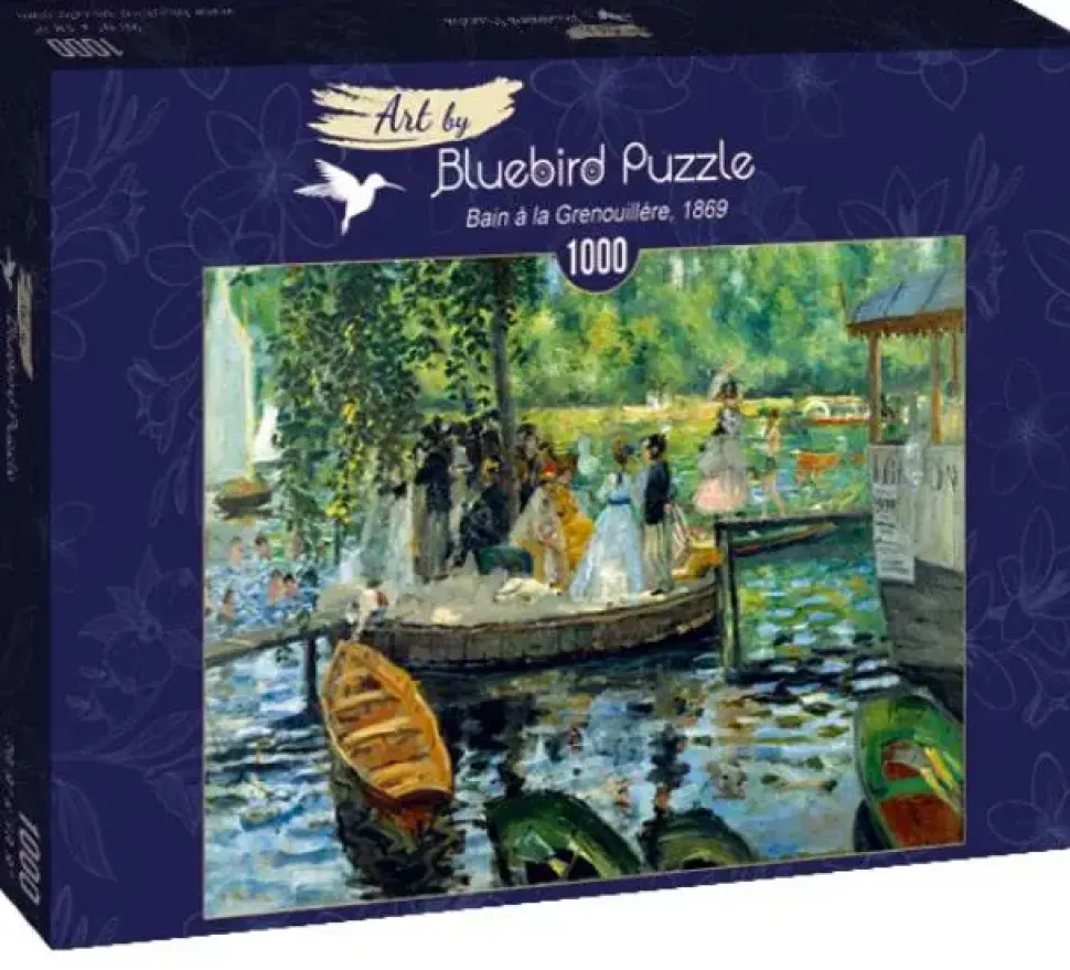 Puzzle Pierre Auguste Renoir: La Grenouillère, 1869