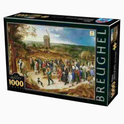 Puzzle Pieter Bruegel: a procissão de casamento