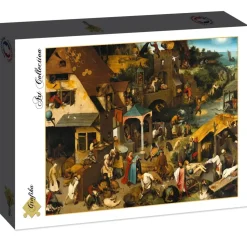 Puzzle Pieter Bruegel: os provérbios holandeses, 1559