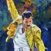 Puzzle Pintura Diamant: Freddie Mercury 30x40cm