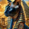 Puzzle Pintura Diamant: Gato Sphynx 30x40cm