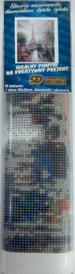 Puzzle Pintura Diamant: Um passeio por Paris 30x40cm