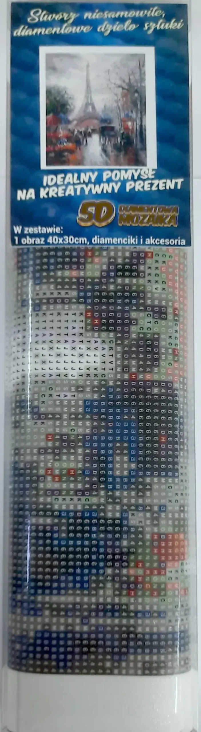 Puzzle Pintura Diamant: Um passeio por Paris 30x40cm