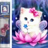 Puzzle Pintura diamantada: Fada Gato 30x40 cm