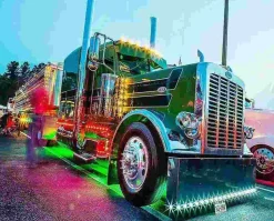 Puzzle Pintura diamante: Caminhão colorido 30x40cm