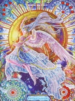 Puzzle Pintura diamante: Fada 30x40cm 7D