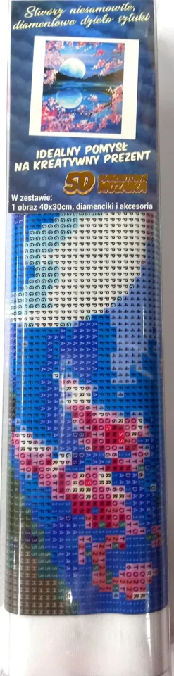 Puzzle Pintura diamante: Lua Nascente 30x40cm