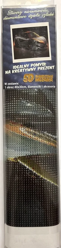 Puzzle Pintura diamante: McLaren 600LT 30x40cm