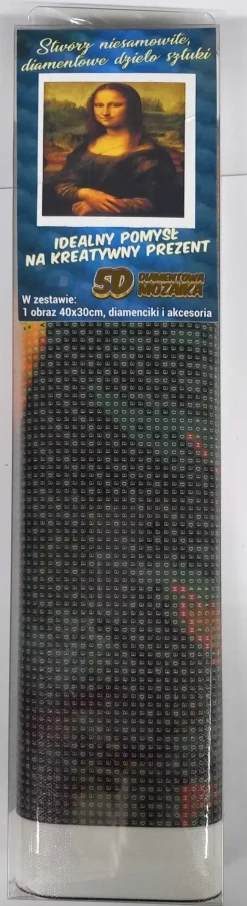 Puzzle Pintura diamante: Mona Lisa 30x40cm