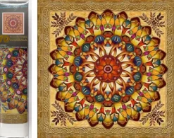 Puzzle Pintura diamante: Mandala dourada 30x30cm 7D