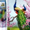 Puzzle Pintura diamante: Pavões 30x40cm