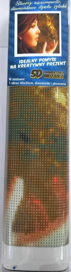 Puzzle Pintura diamante: Princesa borboleta 30x40cm