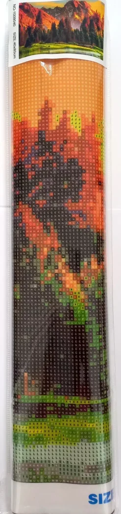 Puzzle Pintura diamante: País 80x40 cm