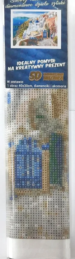 Puzzle Pintura diamante: Santorini 30x40cm