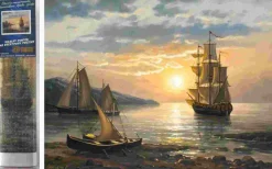 Puzzle Pintura diamante: Veleiros II 30x40cm