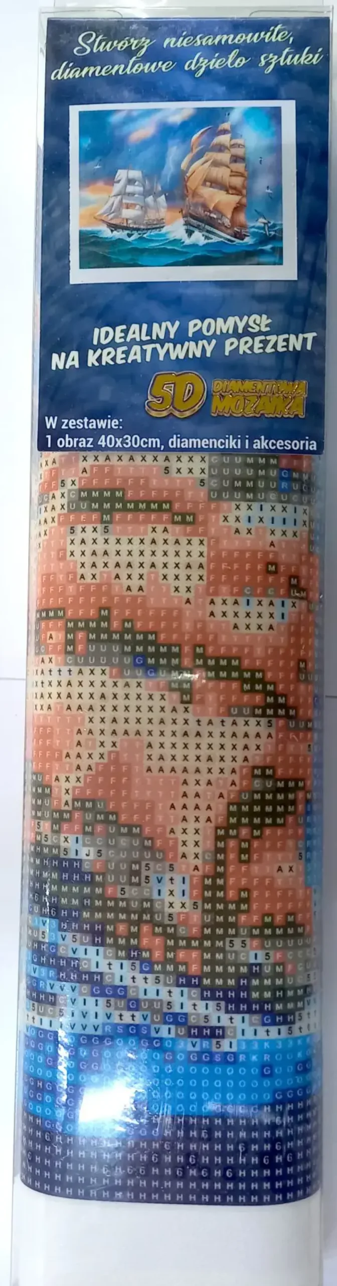 Puzzle Pintura diamante: Veleiros 30x40cm