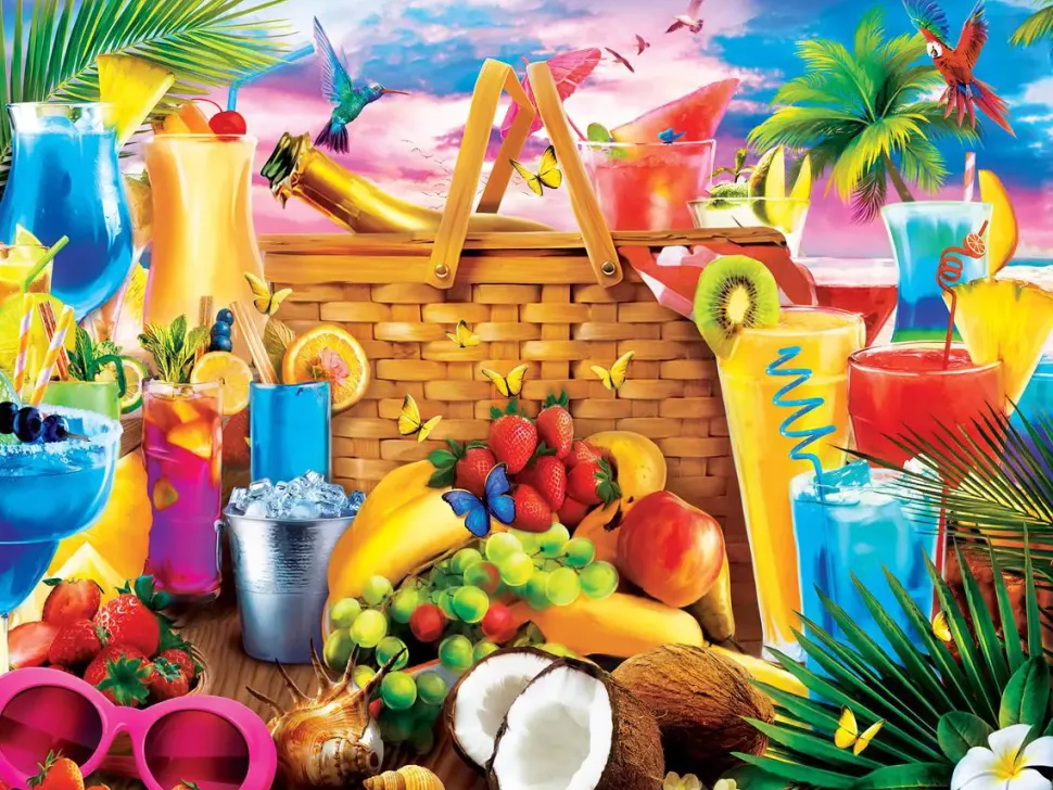 Puzzle Piquenique na praia