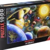 Puzzle Planetas no espaço