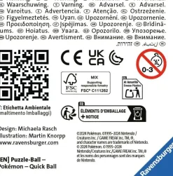 Puzzle Pokémon Puzzleball: Quick Ball II