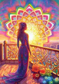 Puzzle Pôr do sol divino