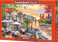 Puzzle Pôr do sol romântico da cidade