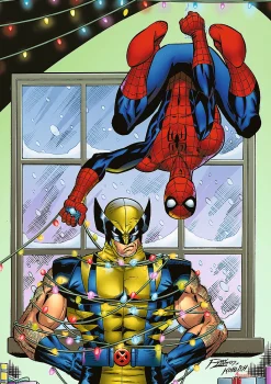 Puzzle Premium Plus: Homem-Aranha e Wolverine