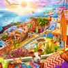 Puzzle Premium Plus Tea Time: Visitando Santorini