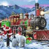Puzzle Premium Plus Tea Time: Comboio de Natal