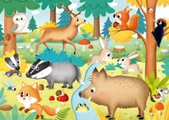 Puzzle Primeira jogada: Animais da floresta 15 maxi