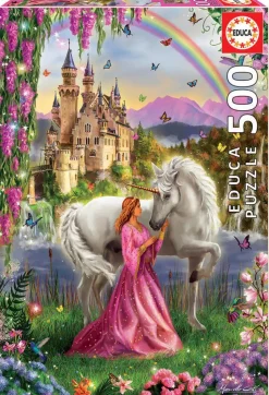Puzzle Princesa e unicórnio