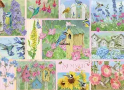 Puzzle Pássaros de jardim no verão