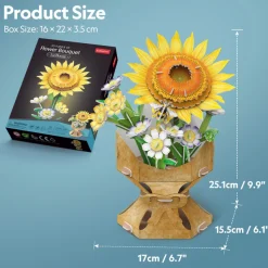 Puzzle Puzzle 3D Bouquet de flores