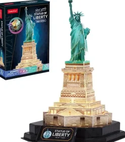 Puzzle Puzzle 3D No膷ná edícia: Estátua da Liberdade LED